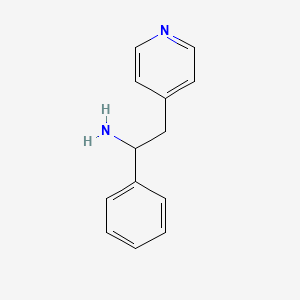 1-Phenyl-2-(pyridin-4-yl)ethanamine