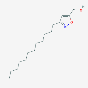 molecular formula C16H29NO2 B8702598 (3-Dodecylisoxazol-5-yl)methanol CAS No. 138254-90-7