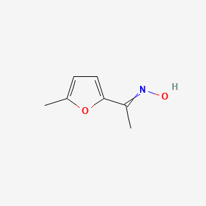 molecular formula C7H9NO2 B8702633 (E)-N-[1-(5-Methylfuran-2-YL)ethylidene]hydroxylamine 