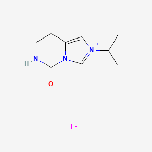 2-Isopropyl-5-oxo-5,6,7,8-tetrahydroimidazo[1,5-c]pyrimidin-2-ium iodide