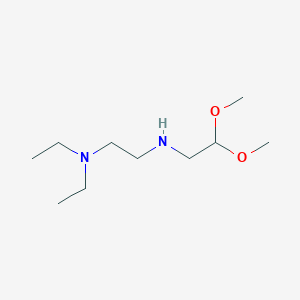 molecular formula C10H24N2O2 B8702903 N-(2,2-dimethoxyethyl)-N',N'-diethylethane-1,2-diamine 