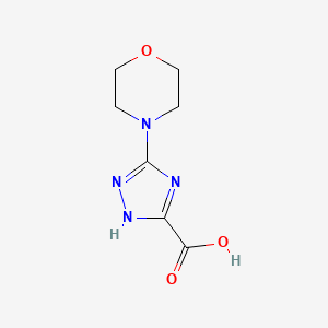 5-morpholino-4H-1,2,4-triazole-3-carboxylic acid
