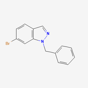 molecular formula C14H11BrN2 B8702969 1-Benzyl-6-bromo-1h-indazole 