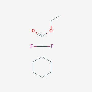 molecular formula C10H16F2O2 B8702976 Ethyl Cyclohexyl-difluoroacetate 