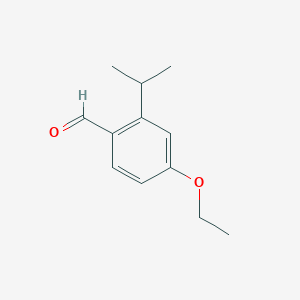 molecular formula C12H16O2 B8703008 4-Ethoxy-2-i-propylbenzaldehyde 