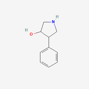 molecular formula C10H13NO B8703034 4-Phenylpyrrolidin-3-ol CAS No. 97382-93-9