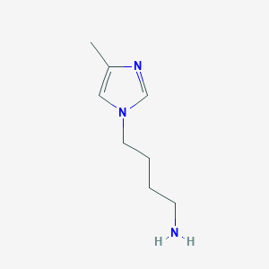4-(4-Methyl-1H-imidazol-1-yl)butan-1-amine