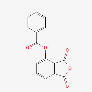 molecular formula C15H8O5 B8703149 1,3-Dioxo-1,3-dihydro-2-benzofuran-4-yl benzoate CAS No. 138975-98-1