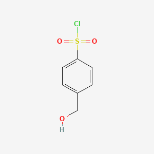 molecular formula C7H7ClO3S B8703225 4-(hydroxymethyl)Benzenesulfonyl chloride 