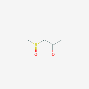 molecular formula C4H8O2S B8703346 1-Methylsulfinyl-2-propanone 