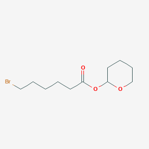 molecular formula C11H19BrO3 B8703352 Oxan-2-YL 6-bromohexanoate CAS No. 134509-33-4