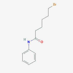 molecular formula C12H16BrNO B8703390 6-Bromo-N-phenylhexanamide CAS No. 7661-21-4