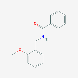 molecular formula C15H15NO2 B8703442 N-[(2-methoxyphenyl)methyl]benzamide 
