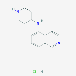 molecular formula C14H18ClN3 B8703487 N-(PIPERIDIN-4-YL)ISOQUINOLIN-5-AMINE HYDROCHLORIDE CAS No. 651307-06-1