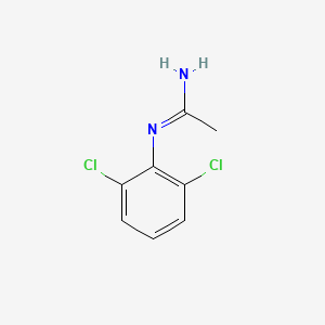 molecular formula C8H8Cl2N2 B8703509 N-(2,6-dichlorophenyl)acetamidine CAS No. 87349-75-5