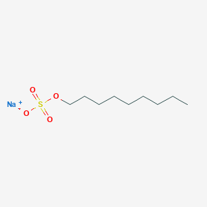 molecular formula C9H19NaO4S B087037 十基硫酸钠 CAS No. 1072-15-7