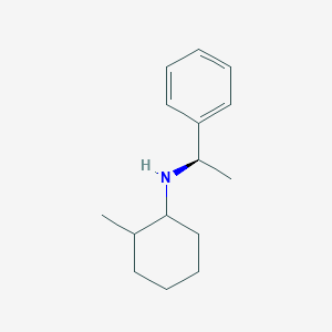 molecular formula C15H23N B8703720 2-Methyl-N-((R)-1-phenylethyl)cyclohexan-1-amine 