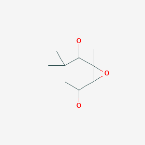 molecular formula C9H12O3 B8703754 Epoxyoxophorone CAS No. 38284-11-6