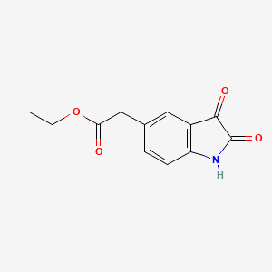 Ethyl 2-(2,3-dioxoindolin-5-yl)acetate