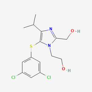1H-Imidazole-1-ethanol, 5-((3,5-dichlorophenyl)thio)-2-(hydroxymethyl)-4-(1-methylethyl)-