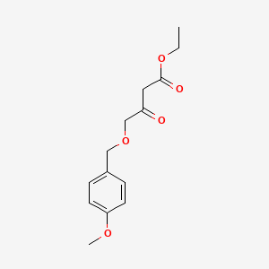 molecular formula C14H18O5 B8703832 ethyl 4-[(4-methoxyphenyl)methoxy]-3-oxobutanoate 