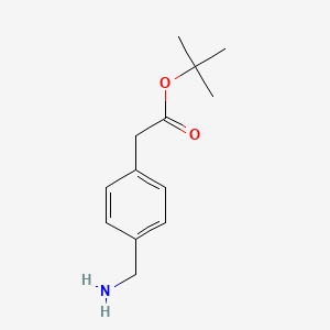 Tert-butyl 2-(4-(aminomethyl)phenyl)acetate