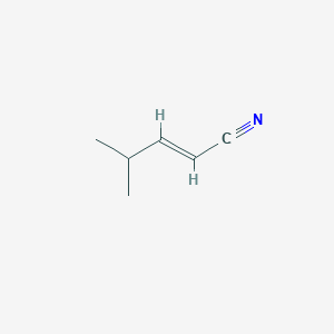 molecular formula C6H9N B8703949 2-Pentenenitrile, 4-methyl-, (2E)- 
