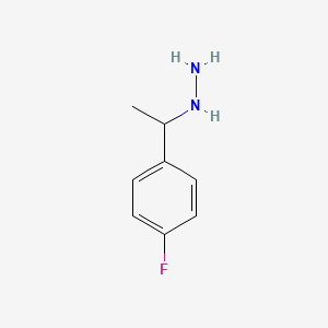 molecular formula C8H11FN2 B8703991 (1-(4-Fluorophenyl)ethyl)hydrazine 