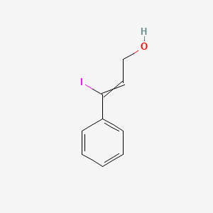 molecular formula C9H9IO B8704010 3-Iodo-3-phenylprop-2-en-1-ol CAS No. 405233-99-0