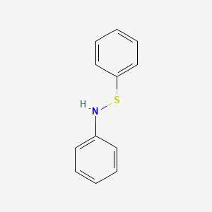 molecular formula C12H11NS B8704018 Benzenesulfenamide, N-phenyl- CAS No. 14933-91-6