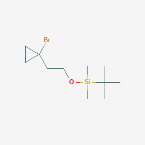 molecular formula C11H23BrOSi B8704064 (2-(1-Bromocyclopropyl)ethoxy)(tert-butyl)dimethylsilane CAS No. 923032-65-9