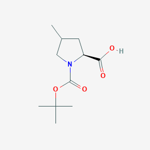 (2S)-1-(Tert-butoxycarbonyl)-4-methylpyrrolidine-2-carboxylic acid