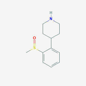 4-(2-Methylsulfinylphenyl)piperidine
