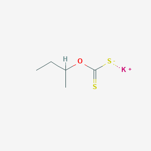 molecular formula C5H10KOS2 B087042 Potassium O-sec-butyl dithiocarbonate CAS No. 141-96-8