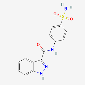 N-(4-sulfamoylphenyl)-1H-indazole-3-carboxamide