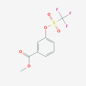 B8704309 Methyl 3-trifluoromethanesulfonyloxybenzoate CAS No. 107658-28-6