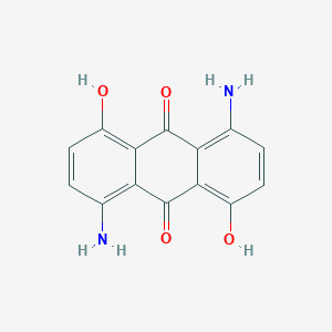 molecular formula C14H10N2O4 B087044 1,5-Diamino-4,8-dihydroxyanthraquinone CAS No. 145-49-3