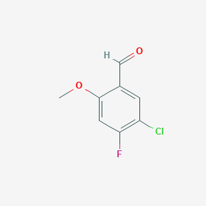 5-Chloro-4-fluoro-2-methoxybenzaldehyde