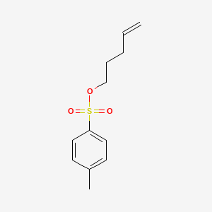 molecular formula C12H16O3S B8704488 Pent-4-en-1-yl 4-methylbenzenesulfonate 