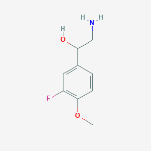 2-Amino-1-(3-fluoro-4-methoxyphenyl)ethan-1-ol