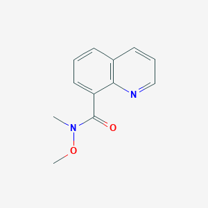 Quinoline-8-carboxylic acid methoxy-methyl-amide