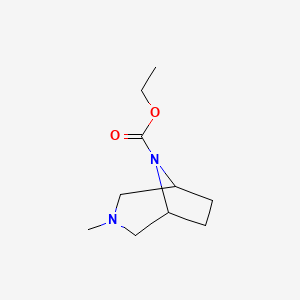 Ethyl 3-methyl-3,8-diazabicyclo[3.2.1]octane-8-carboxylate