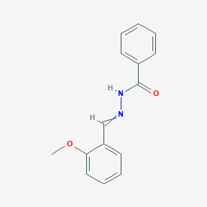 molecular formula C15H14N2O2 B8704754 o-Methoxybenzaldehyde benzoylhydrazone CAS No. 39575-27-4