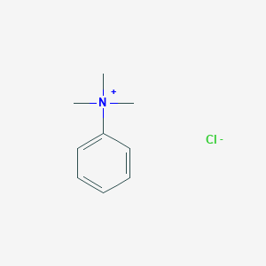 molecular formula C9H14ClN B087048 Phenyltrimethylammonium chloride CAS No. 138-24-9