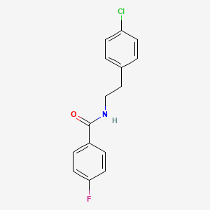 molecular formula C15H13ClFNO B8704804 N-(4-chlorophenethyl)-4-fluorobenzamide 