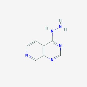 molecular formula C7H7N5 B8704807 Pyrido[3,4-d]pyrimidin-4-yl-hydrazine CAS No. 51752-68-2