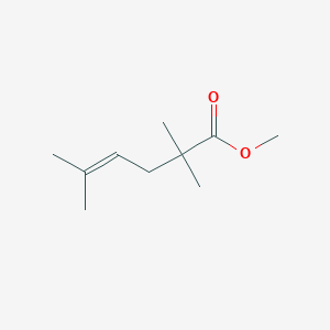 molecular formula C10H18O2 B8704835 methyl 2,2,5-trimethylhex-4-enoate CAS No. 66478-19-1
