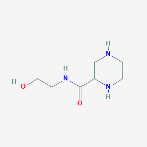 N-(2-Hydroxyethyl)piperazine-2-carboxamide