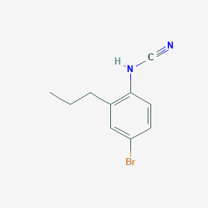 molecular formula C10H11BrN2 B8704863 (4-Bromo-2-propylphenyl)cyanamide CAS No. 921631-59-6