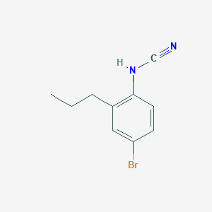 (4-Bromo-2-propylphenyl)cyanamide